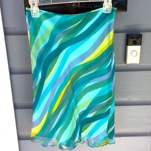 BCBG Maxszria 100% silk skirt